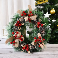 Thumbnail for Christmas Wreath Door Garlands Ornaments Decor For Home