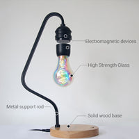 Thumbnail for Magnetic Levitation Lamp Creativity Floating Bulb for Birthday Gift Decor magnet levitating Light Wireless Charger for Phone
