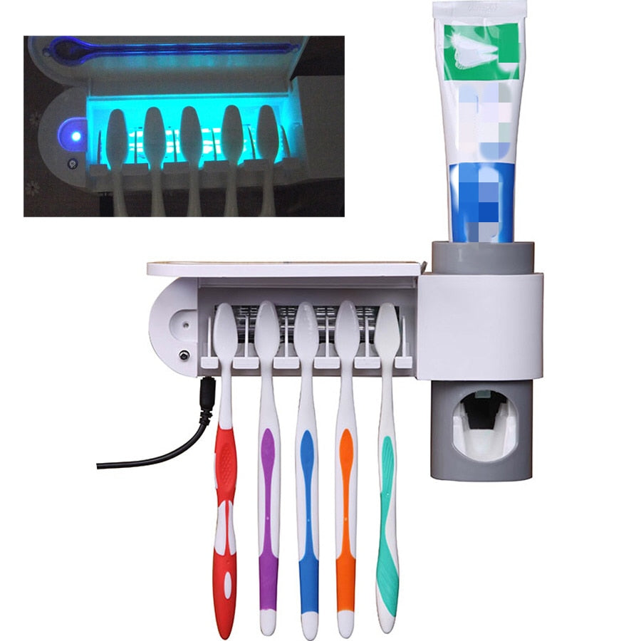 3 In 1 Ultraviolet Toothbrush Disinfection Sterilizer