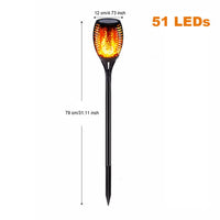 Thumbnail for LED Solar Flame Lights Outdoor IP65 Waterproof Led Solar Garden Light Flickering Flame Torches Lamp for Courtyard Garden Balcony