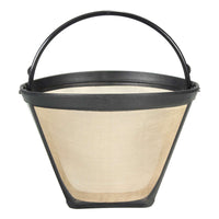 Thumbnail for Permanent Reusable Cone Shape Coffee Filter Mesh Basket Stainless