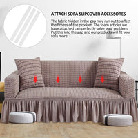 Thumbnail for Stretch Slipcovers Sofa Cover All-inclusive Slip-resistant Sectional Elastic Full Couch Cover Sofa Towel Single/Two/Three Seater