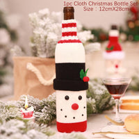 Thumbnail for QIFU Santa Claus Wine Bottle Cover Merry Christmas Decorations