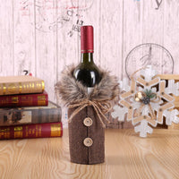 Thumbnail for Santa Claus Wine Bottle Cover Christmas Decorations for Home