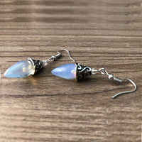 Thumbnail for Nothern Lights Icicle Drop Earrings in 18K White Gold Filled