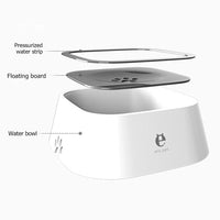 Thumbnail for Dog Drinking Water Bowl 1.5L Floating Non-Wetting Mouth Cat Bowl Without Spill Drinking Water Dispenser ABS Plastic Dog Bowl