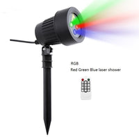Thumbnail for Christmas Laser Projector Stars Red Green Blue Showers lights Outdoor Waterproof IP65 Garden Decoration Static Twinkle RF remote