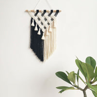 Thumbnail for Hand-woven Tapestry Wall Hanging Fringed Macrame Wall Tapestry Boho Decor Living Room Bedroom Headboard Wall Decoration