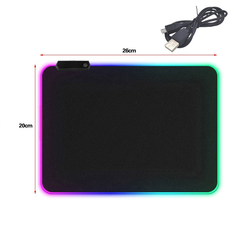 RGB Backlit Gaming Mouse Pad