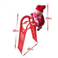 Thumbnail for Santa Climbing Ladder Christmas Decoration