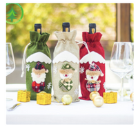 Thumbnail for Santa Claus Wine Bottle Cover Merry Christmas Decorations for Home