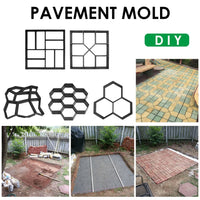 Thumbnail for Garden Paving Molds DIY Plastic Walk Manually Road Path Maker Garden Propylene Paving Cement Brick Stone Concrete Mould