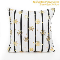 Thumbnail for FENGRISE 45x45cm Cotton Linen Merry Christmas Cover Cushion