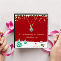 Thumbnail for Merry Christmas! Card with Blank Note  Gift Box + Necklace (5 Options to choose from)