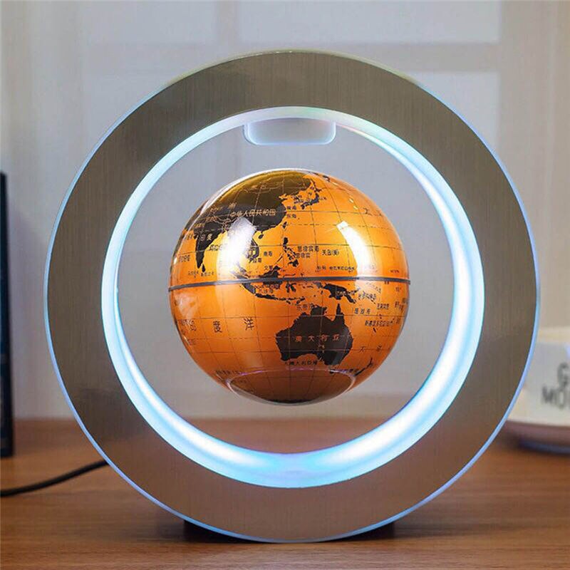 Novelty Round LED Floating Globe Magnetic Levitation Night Light Antigravity ideas Lamp Ball For Children Kids Gifts World Map