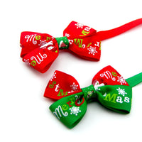 Thumbnail for Christmas Pet Bow Collar
