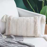 Thumbnail for Cotton Woven cushion cover Iovry Tassels pillow cover Morroccan Style Tuft for Home decoration Sofa Bed 45x45cm/30x50cm/50x50cm