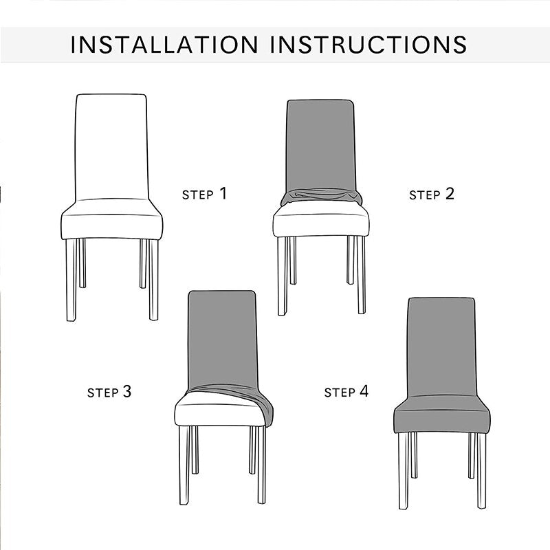 Cheap Jacquard Dining Chair Covers