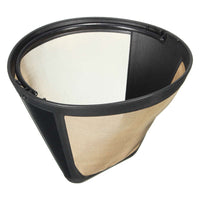 Thumbnail for Permanent Reusable Cone Shape Coffee Filter Mesh Basket Stainless