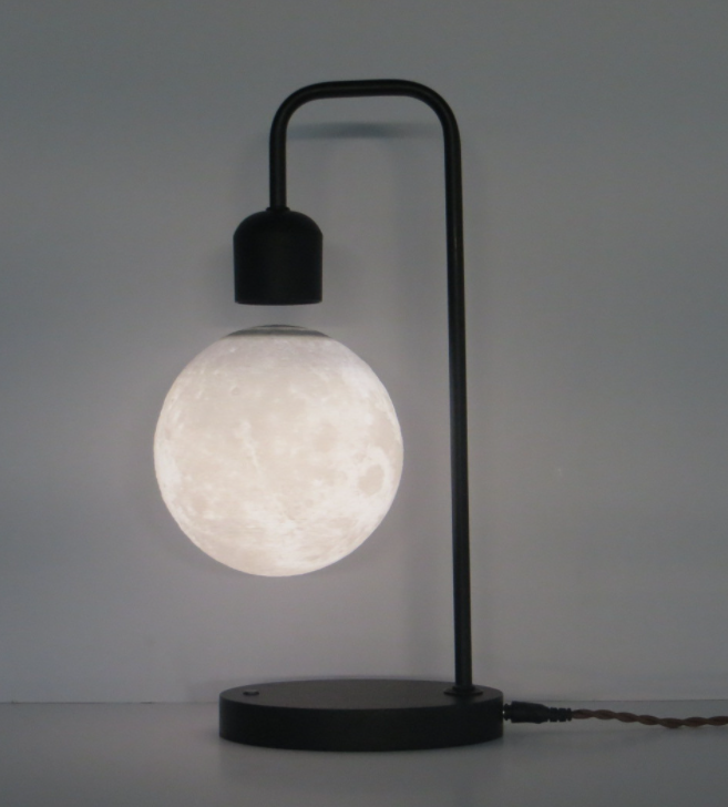 Levitating Moon Lamp and Floating Bulb