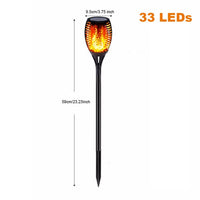 Thumbnail for LED Solar Flame Lights Outdoor IP65 Waterproof Led Solar Garden Light Flickering Flame Torches Lamp for Courtyard Garden Balcony