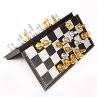 Thumbnail for Medieval Chess Set With High Quality Chessboard 32 Gold Silver Chess Pieces Magnetic Board Game Chess Figure Sets szachy Checker