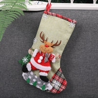 Thumbnail for Christmas Xmas Tree Hanging Party Tree Decor Santa Stocking Sock Gift Candy Bags