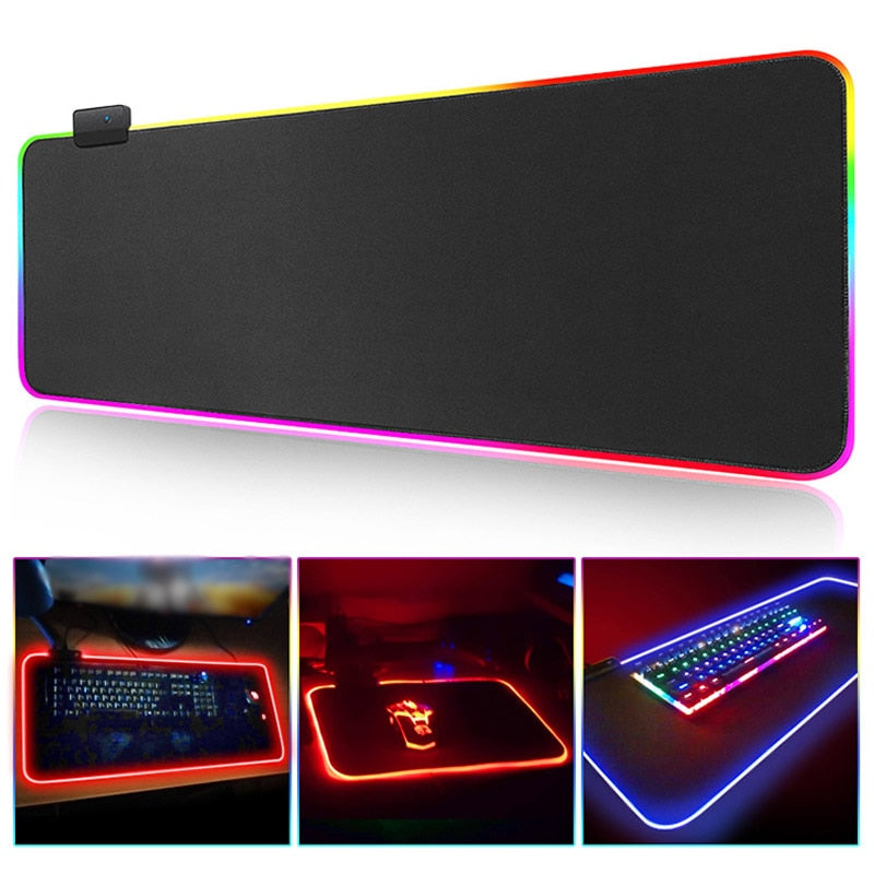 RGB Backlit Gaming Mouse Pad