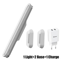 Thumbnail for Baseus Desk Lamp Hanging Magnetic LED Table Lamp Chargeable Stepless Dimming Cabinet Light Night Light For Closet Wardrobe