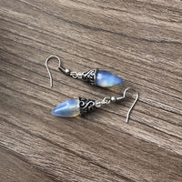 Thumbnail for Nothern Lights Icicle Drop Earrings in 18K White Gold Filled