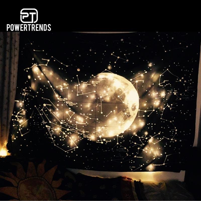 BLINKING UNIVERSE - SPACE CANVAS WITH LIGHTS