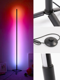 Thumbnail for Symphony floor lamp colorful dimming decoration live three-color lamp living room bedroom anchor room video floor lamp