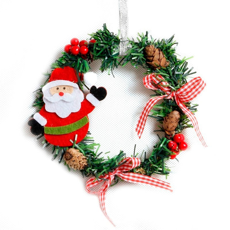 2019 Christmas Wreath Wood Christmas Decor