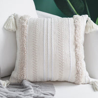Thumbnail for Cotton Woven cushion cover Iovry Tassels pillow cover Morroccan Style Tuft for Home decoration Sofa Bed 45x45cm/30x50cm/50x50cm