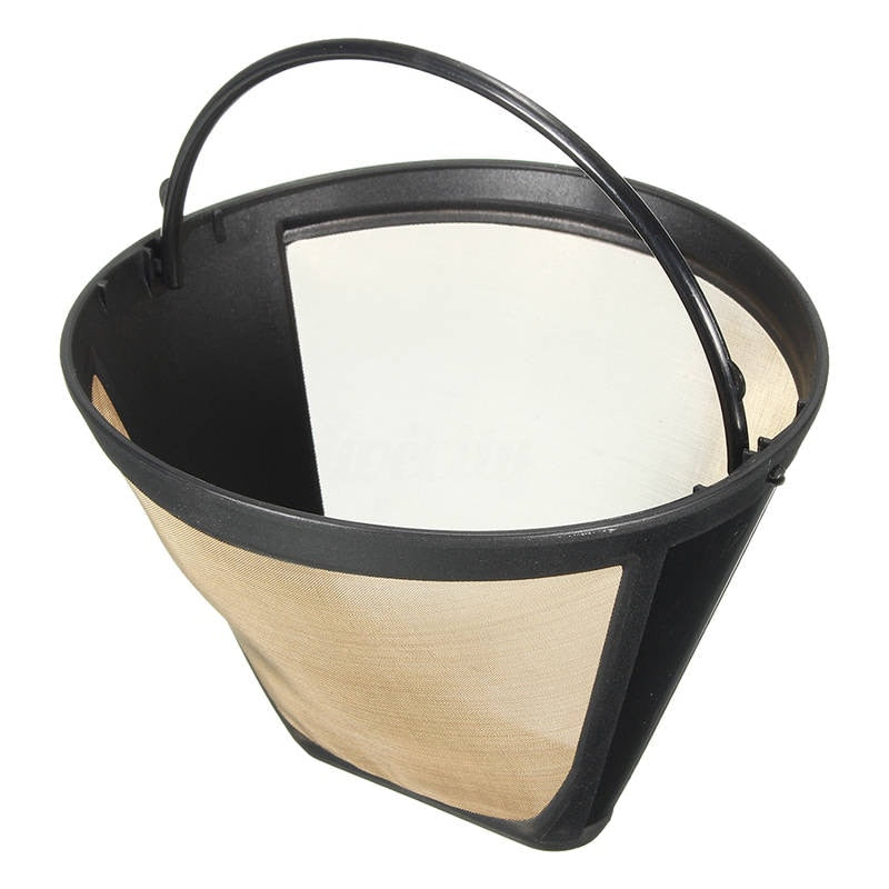 Permanent Reusable Cone Shape Coffee Filter Mesh Basket Stainless